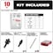 Milwaukee Tool 10 pc. HOLE DOZER Bi-Metal Hole Saw Kit w/PACKOUT Compact Organizer 49-22-5606 - alternate 2