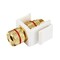 Monoprice Keystone Jack, Banana Jack, Ivory 8436 - alternate 1