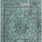 Homeroots 8' X 10' Teal Blue And Turquoise Medallion Washable Indoor Outdoor Area Rug 616079 - alternate 2