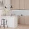 Apollo Tile Aloha 11 x 13 in. Polished White with Gray Vein Glass, Wall and Floor Tile 9.63 sq ft/case, 10PK APLNNC8813CAA - alternate 2