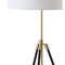 Jonathan Y Lucius 67" Adjustable Metal LED Floor Lamp, Black/Brass JYL6009A - alternate 2
