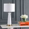 Jonathan Y Hartley 29" Ceramic Column LED Table Lamp, White JYL3046B - alternate 3
