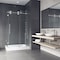 Vigo 36 in. L x 48 in. W x 79 in. H Frameless Sliding Rectangle Shower Enclosure Kit in Chrome VG6051CHCL48WR - alternate 2