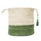 Homeroots 19" White Jute Basket 704894 - alternate 1