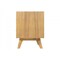 Homeroots 24" Solid Wood and Wood Two Drawer Nightstand 473036 - alternate 2