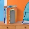 Acrimet Steel Metal Jumbo Bookends for Shelves, Heavy Duty, for Large books, Silver, 2PK 294.1 - alternate 2