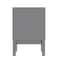 Flash Furniture Dallas Wooden Night Stand, Bedroom Side Table with 2 Storage Drawers for Kids in Gray MG-9007-1-2NS-GY-GG - alternate 2
