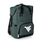 Picnic Time Family Of Brands NCAA West Virginia Mountaineers On The Go Roll-Top Backpack CoolerHeathered Gray 616-00-105-836-0 - alternate 2