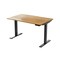 Homeroots 48" Adjustable Brown and Black Standing Desk 397738 - alternate 2