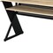 Homeroots 47" Natural and Black Music Desk 491538 - alternate 2