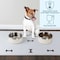 Petmaker Set of 2 Stainless Steel Slow Feeder Dog Bowls 60oz Double Wall Insulated Food & Water Bowls PET6430 - alternate 2