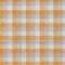Homeroots 9' X 12' Orange Gray And Beige Plaid Washable Indoor Outdoor Area Rug 601420 - alternate 2