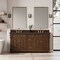 James Martin Vanities Brookfield 72" Double Vanity, Honey Oak, w/ 3 CM Charcoal Soapstone Silestone Top 547-V72-HNO-3CSP - alternate 2