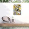 Trademark Fine Art Outdoor Canvas Art Ali Gulec 'Fragment Skull' Wall Art for Patios, or Gardens GRL01300-OC2432WR - alternate 1