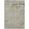 Homeroots 8' X 10' Beige Gray And Green Floral Washable Indoor Outdoor Area Rug 604063 - alternate 2