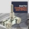 Newhouse Electric 1-5/8 in. Trade Size Heavy-Duty Steel 4-Wheel Trolley Assembly with M10 Bolt for 1-5/8 in. Strut BT4W-158H - alternate 2
