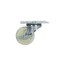 Surtek White Polyurethane Swivel Caster With Brake 3in RN7B - alternate 2