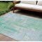 Homeroots 10' X 14' Sky Blue And Blue Abstract Washable Indoor Outdoor Area Rug 609225 - alternate 1