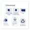 Tork Tork Multifold Hand Towel Natural H2, Universal, 100% Recycled Fibers, 16 x 250 Sheets, MK520A MK520A - alternate 2