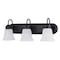 Boston Harbor VANITY LIGHT 3LT MBLK/FWG 24IN OG24016 - alternate 2
