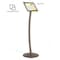 M&T Displays Pedestal Sign Holder Restaurant Menu Board Floor Standing 8.5 x 11 Earth Color UCUMB30581X2000 - alternate 1