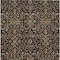 Homeroots 8' X 10' Black Brown And Red Floral Washable Indoor Outdoor Area Rug 604580 - alternate 2