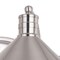 Vaxcel Akron 18-in Satin Nickel Farmhouse Barn Wall Sconce, 2 Light Bathroom Vanity Fixture, Metal Shade, White Interior W0376 - alternate 2