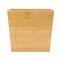 Megachef 10.5 x 5.75 Inch Rectangle Bamboo Waste Basket 750122167M - alternate 2