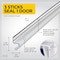 Zoro Select Door Frame Weatherstip, White, 7 Ft L 2RRT3 - alternate 2