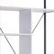 Homeroots 71" White Metal Eight Tier Etagere Bookcase with Two Doors 630395 - alternate 2