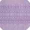 Homeroots 8' Lavender And Purple Round Tribal Washable Indoor Outdoor Area Rug 582628 - alternate 2