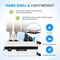 Simple Deluxe 28 Inch Hardside Carry On Luggage, Suitcase with Double Spinner Wheels and TSA Lock, Hard Shell Sui 3A88APLUGG28ABSWHT - alternate 2