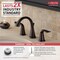 Delta Lahara Two Handle Widespread Bathroom Faucet 3538-RBMPU-DST - alternate 2