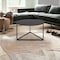 Homeroots 33" Black Steel Round Coffee Table 520921 - alternate 2