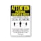 Signmission PSA, Preschool Students And Guests Practice Social Distancing, 14in X 10in Decal, OS-NS-D-1014-25388 OS-NS-D-1014-25388 - alternate 1
