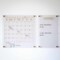 Martha Stewart Grayson Acrylic Wall Calendar & Notes Board Set W/ Marker & Mntng Hrdwr, Clear W/ Gold Print BR-ACS-284545-GD-2-CLRGLD-MS - alternate 2