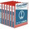 Davis Group Easyview Premium, Round Ring, Customizable, View Binder, (Red, 1"), PK6 8411-03-06 - alternate 1