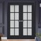Sartodoors Interior Solid French Double Doors Solid Core Modern Interior VEREGIO7412DD-ANT-36 - alternate 1