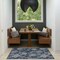 Homeroots 3' X 5' Navy Blue And Ivory Floral Indoor Outdoor Area Rug 554906 - alternate 2