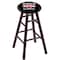Holland Bar Stool Co Oak Counter Stool, Dark Cherry Finish, Valdosta State Seat RC24OSDC - alternate 1