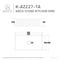 Anzzi Roine 33" White Reversible Apron Front Solid Surface Kitchen Sink K-AZ227-1A - alternate 2