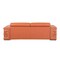 Homeroots 89" Camel Italian Leather Sofa With Silver Legs 329585 - alternate 2