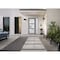 Vdomdoors Front Exterior Prehung FiberGlass Door Frosted Glass / Manux 8552 Grey Ash / Sidelight Exterior Win MANUX8552EXD-SS-W36+14 x H80-RH - alternate 1