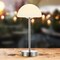 Jonathan Y Xavier 12.5" Modern Minimalist Iron Rechargeable Integrated Portable LED Table Lamp, Nickel/White JYL7109A - alternate 2