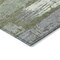 Homeroots 5' X 8' Olive Green Ivory And Blue Striped Washable Indoor Outdoor Area Rug 616671 - alternate 2