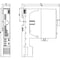 Siemens Base unit BU30-MS10 With F-DI infeed For ET 200SP motor starter 3RK1908-0AP00-0KP0 - alternate 2