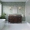 James Martin Vanities Brittany 60" Sgl Vanity, Burnished Mahogany, w/3 CM Siberian Silestone Top w/FreePower WirelessCharge 650-V60S-BNM-FSFR - alternate 2