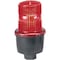 Federal Signal Warning Light, Red, Steady Burn LED, 120V AC, Not Applicable FPM, 3 1/8 in Dia., (F) 1/2 in NPT LP3PL-120R - alternate 1