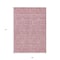 Homeroots 9' X 12' Blush Pink And Ivory Floral Washable Indoor Outdoor Area Rug 582336 - alternate 2
