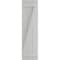 Ekena Millwork True Fit PVC Three Board Joined Board-n-Batten Shutters w/Z-Bar, Hailstorm Gray , 16 1/8W x 28H, PR TFP102BBF16X028ST - alternate 2